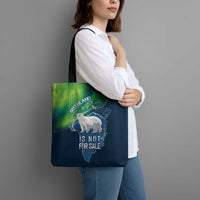 Greenland Is Not For Sale Tote Bag Arctic Aurora Borealis