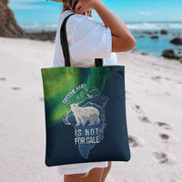 Greenland Is Not For Sale Tote Bag Arctic Aurora Borealis