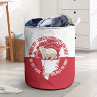 Nu Det Nuuk Greenland Not For Sale Laundry Basket