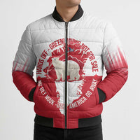 Nu Det Nuuk Greenland Not For Sale Bomber Puffer Jacket