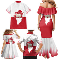 Nu Det Nuuk Greenland Not For Sale Family Matching Mermaid Dress and Hawaiian Shirt