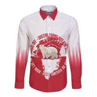 Nu Det Nuuk Greenland Not For Sale Long Sleeve Button Shirt