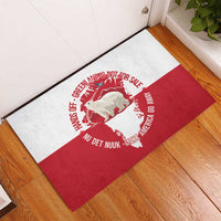 Nu Det Nuuk Greenland Not For Sale Rubber Doormat