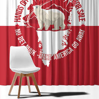 Nu Det Nuuk Greenland Not For Sale Window Curtain