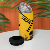 Sweden Ice Hockey Personalized 4 in 1 Can Cooler Tumbler Tre Kronor - GO Sweden