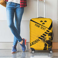 Sweden Ice Hockey Personalized Luggage Cover Tre Kronor - GO Sweden
