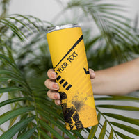 Sweden Ice Hockey Personalized Skinny Tumbler Tre Kronor - GO Sweden