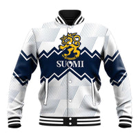 Suomi Ice Hockey Custom Baseball Jacket Scandinavian Mountains Inspired