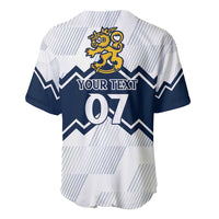 Suomi Ice Hockey Custom Baseball Jersey Scandinavian Mountains Inspired