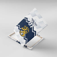 Suomi Ice Hockey Custom Canvas Wall Art Scandinavian Mountains Inspired