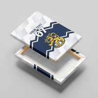 Suomi Ice Hockey Custom Canvas Wall Art Scandinavian Mountains Inspired