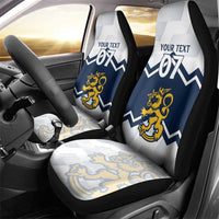 Suomi Ice Hockey Custom Car Seat Cover Scandinavian Mountains Inspired