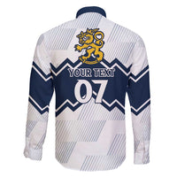 Suomi Ice Hockey Custom Family Matching Puletasi and Hawaiian Shirt Scandinavian Mountains Inspired