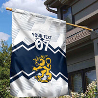 Suomi Ice Hockey Custom Garden Flag Scandinavian Mountains Inspired