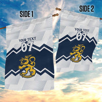 Suomi Ice Hockey Custom Garden Flag Scandinavian Mountains Inspired