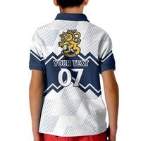 Suomi Ice Hockey Custom Kid Polo Shirt Scandinavian Mountains Inspired