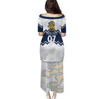 Suomi Ice Hockey Custom Puletasi Scandinavian Mountains Inspired