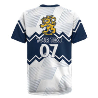 Suomi Ice Hockey Custom Rugby Jersey Scandinavian Mountains Inspired