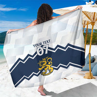 Suomi Ice Hockey Custom Sarong Scandinavian Mountains Inspired