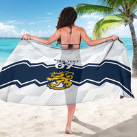 Suomi Ice Hockey Custom Sarong Scandinavian Mountains Inspired