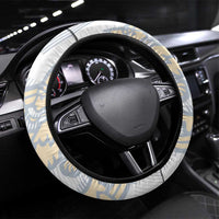 Suomi Ice Hockey Steering Wheel Cover Scandinavian Mountains Inspired