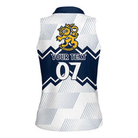 Suomi Ice Hockey Custom Women Sleeveless Polo Shirt Scandinavian Mountains Inspired