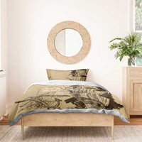 Gulf Of Mexico Vintage Map Est.1550 Bedding Set