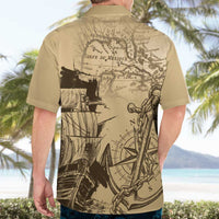 Gulf Of Mexico Vintage Map Est.1550 Hawaiian Shirt