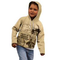 Gulf Of Mexico Vintage Map Est.1550 Kid Hoodie