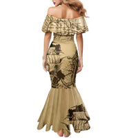 Gulf Of Mexico Vintage Map Est.1550 Mermaid Dress