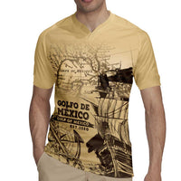 Gulf Of Mexico Vintage Map Est.1550 Rugby Jersey