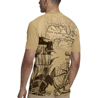 Gulf Of Mexico Vintage Map Est.1550 Rugby Jersey