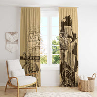 Gulf Of Mexico Vintage Map Est.1550 Window Curtain