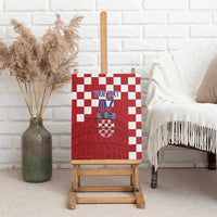 Croatia Football 2025 Custom Canvas Wall Art Red Hrvatska Kockasti - Pula Arena