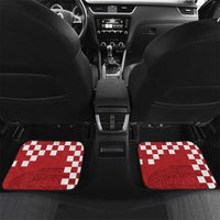 Croatia Football 2025 Custom Car Mats Red Hrvatska Kockasti - Pula Arena