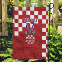 Croatia Football 2025 Custom Garden Flag Red Hrvatska Kockasti - Pula Arena