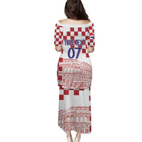 Croatia Football 2025 Custom Puletasi White Hrvatska Kockasti - Pula Arena