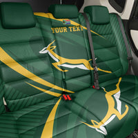 Personalized South Africa Rugby Bokke Back Car Seat Cover Minimalism Style