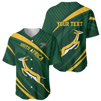 Personalized South Africa Rugby Bokke Baseball Jersey Minimalism Style