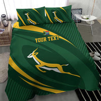 Personalized South Africa Rugby Bokke Bedding Set Minimalism Style