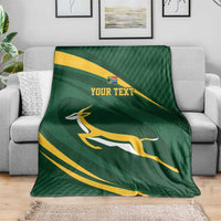 Personalized South Africa Rugby Bokke Blanket Minimalism Style