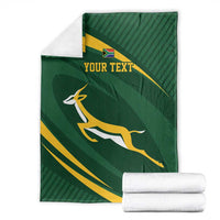 Personalized South Africa Rugby Bokke Blanket Minimalism Style