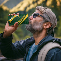 Personalized South Africa Rugby Bokke 4 in 1 Can Cooler Tumbler Minimalism Style