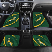 Personalized South Africa Rugby Bokke Car Mats Minimalism Style