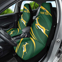 Personalized South Africa Rugby Bokke Car Seat Cover Minimalism Style