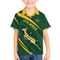Personalized South Africa Rugby Bokke Hawaiian Shirt Minimalism Style