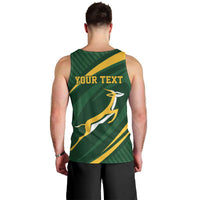 Personalized South Africa Rugby Bokke Men Tank Top Minimalism Style