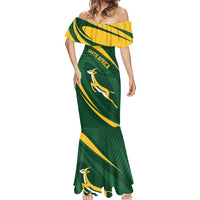 Personalized South Africa Rugby Bokke Mermaid Dress Minimalism Style