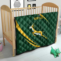 Personalized South Africa Rugby Bokke Quilt Minimalism Style