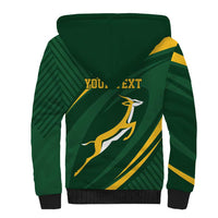Personalized South Africa Rugby Bokke Sherpa Hoodie Minimalism Style